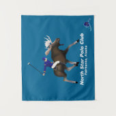 North Star Polo Club Wandteppich (Vorderseite)