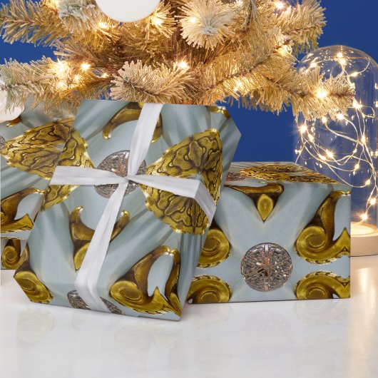 North Star Ridge Eleganter Designer Romantisch Geschenkpapier (Feiertage)