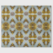 North Star Ridge Eleganter Designer Romantisch Geschenkpapier (Flach)