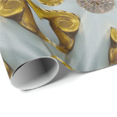 North Star Ridge Eleganter Designer Romantisch Geschenkpapier (Rolleneckpunkt)