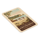 North Stradbroke Island Australia Illustration Magnet (Rechte Seite)