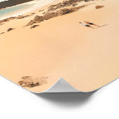 North Stradbroke Island Australien Reisen Art Retr Poster (Ecke)