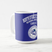 North Syracuse CSD NY Alumni-Tasse Kaffeetasse (Vorderseite Links)
