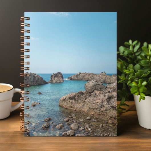 North Tenerife Coast Custom Spirituosen Notebook Notizblock