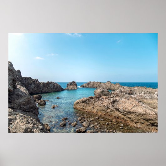 North Tenerife Coastline Poster Print (Vorne)