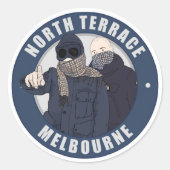 North Terrace Melbourne Sticker (Vorderseite)