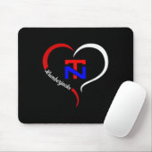 North Tonawanda Lumberjacks Logo Halbherz Mousepad (Mit Mouse)