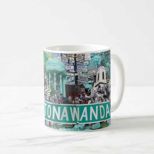 North Tonawanda Streets mug Kaffeetasse (VorderseiteRechts)