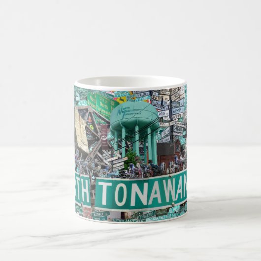 North Tonawanda Streets mug Kaffeetasse (Mittel)