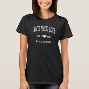 North Topsail Beach North Carolina Nc Vintag Athle T-Shirt