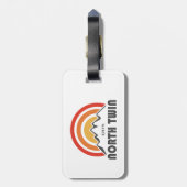 North Twin Mountain New Hampshire Gepäckanhänger (Rückseite vertikal)