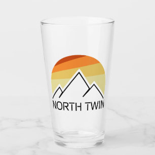 North Twin Mountain New Hampshire Retro Glas