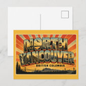 North Vancouver BC Mountain Gateway Postkarte (Vorne/Hinten)