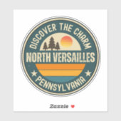 North Versailles, Pennsylvania Aufkleber (Blatt)