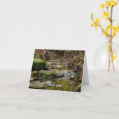North Week Creek Landschaft Danke Karte (Gelbe Blume)