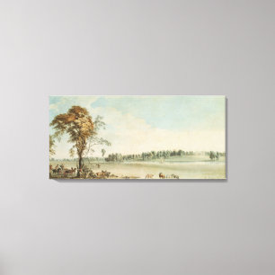 North West View Wakefield Lodge in Whittlebury Leinwanddruck