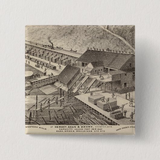 North Western Mills of Hersey, Minnesota Button (Vorderseite)