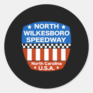 North Wilkesboro Speedway Runder Aufkleber