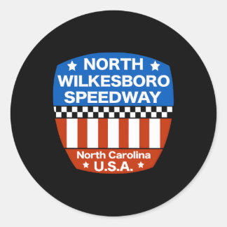 North Wilkesboro Speedway Runder Aufkleber