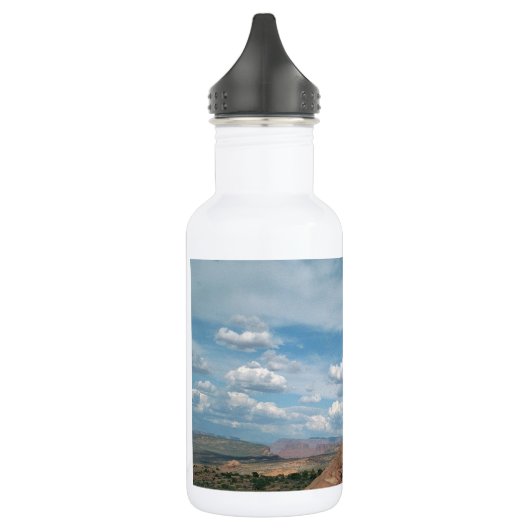 North Window Arch Utah Wüste Landschaft Foto Trinkflasche (Links)