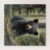 North Woods Little Black Bar Cub Puzzle (Horizontal)