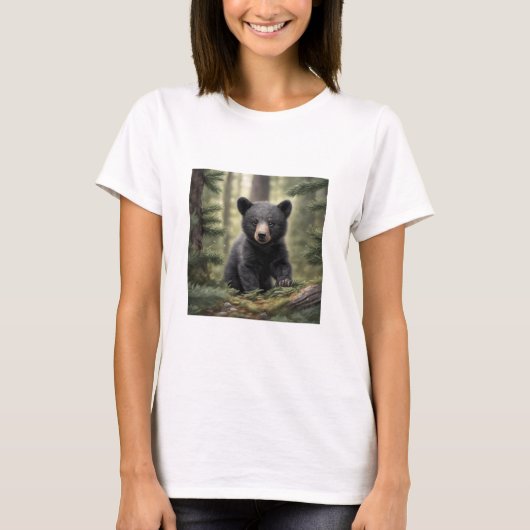 North Woods Little Black Bar Cub T - Shirt (Vorderseite)