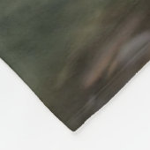 North Woods Little Black Bear Cub Fleece Blanket (Ecke)