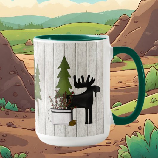 North Woods Western Kaffee Tasse