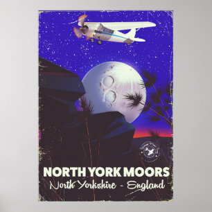 North York Moors England Reiseplakat Poster