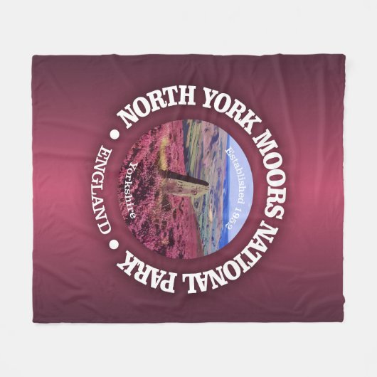 North York Moors Fleecedecke (Vorderseite (Horizontal))