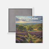 North York Moors National Park England Magnet (Vorderseite/Rückseite)