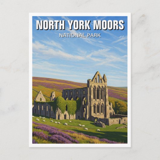 North York Moors National Park England Postkarte (Vorderseite)
