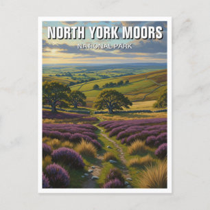 North York Moors National Park England Postkarte
