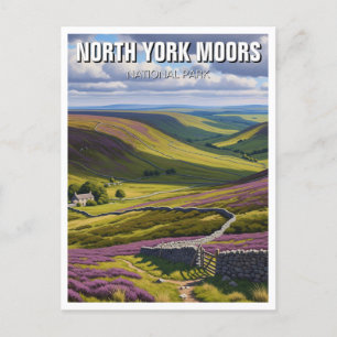 North York Moors National Park England Postkarte