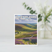 North York Moors National Park England Postkarte (Stehend Vorderseite)