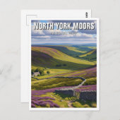 North York Moors National Park England Postkarte (Vorne/Hinten)