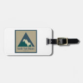 North York Moors National Park Rustic Gepäckanhänger (Vorderseite horizontal)