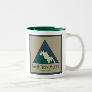 North York Moors National Park Rustic Zweifarbige Tasse