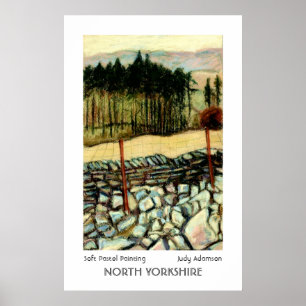North Yorkshire Moors Print or Poster. Poster