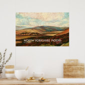 North Yorkshire Moors Print/Poster. Poster (Küche)