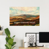 North Yorkshire Moors Print/Poster. Poster (Heimbüro)