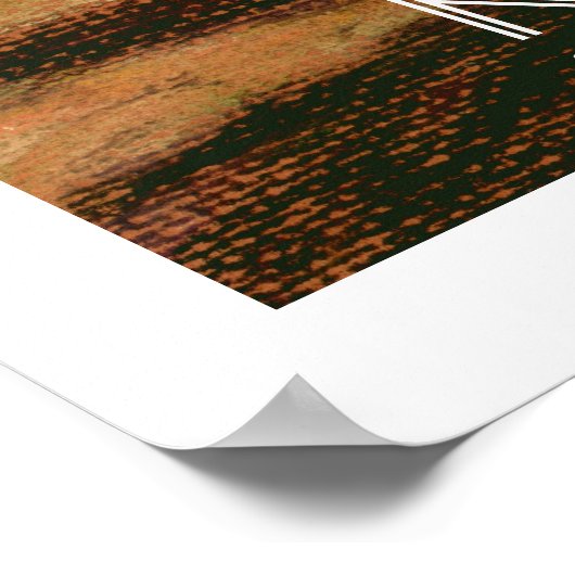 North Yorkshire Moors Print/Poster. Poster (Ecke)