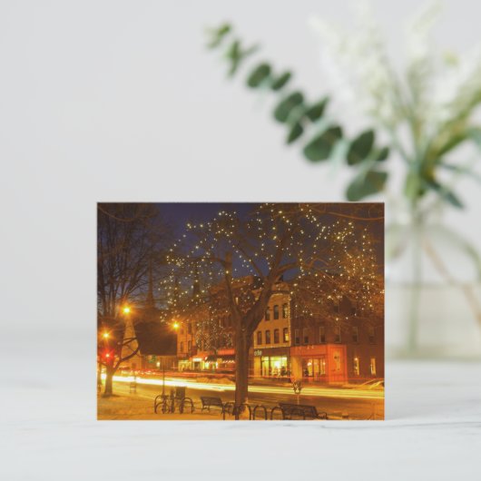 Northampton Downtown Lights Postkarte (Stehend Vorderseite)