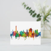 Northampton England Skyline Postkarte (Stehend Vorderseite)