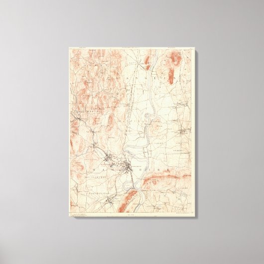 Northampton, Massachusetts Leinwanddruck (Vorderseite)