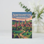Northampton USA Postkarte (Stehend Vorderseite)