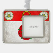 Northamptonshire Rahmen-Ornament Silber (Vorderseite)