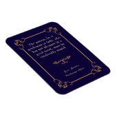 Northanger Abbey Jane Austen Regency Book Quote Magnet (Rechte Seite)