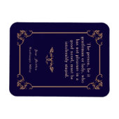 Northanger Abbey Jane Austen Regency Book Quote Magnet (Horizontal)