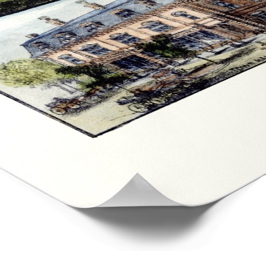 Northborough, MA Panoramic Map - 1887 Poster (Ecke)